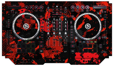 Numark NS 7 II Skin Conflict Red